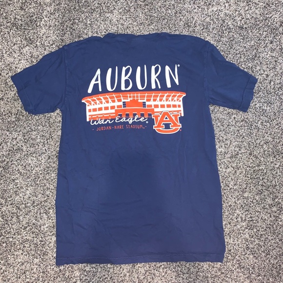 comfort colors auburn t shirt